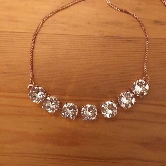 Rose Gold Adjustable Crystal Bracelet - Picture 2 of 7